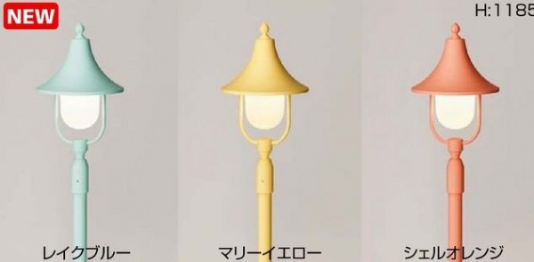 シンプルLEDポールライト2型 カラーズ タカショー1