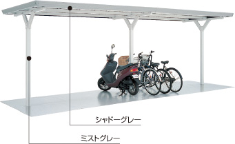 イナバ自転車置場　イナバ物置１