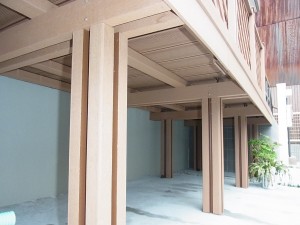 アクセントのある門柱　愛知県名古屋市５