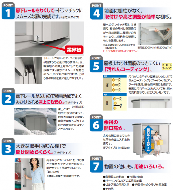 エルモ連続型　ヨド物置２