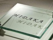 鋳物枠ガラスサイン　TOEX